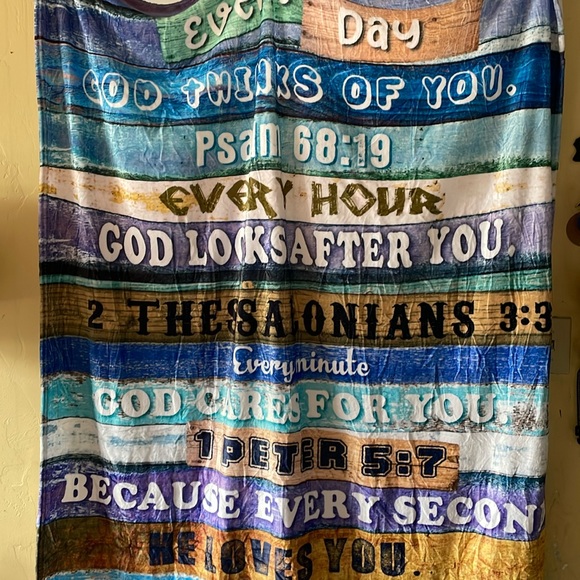Other - Bible verse throw blanket